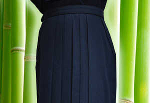 武州一 麻混テトロン袴「涼風」